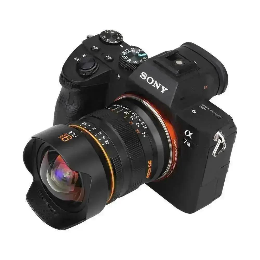 The Best Gift for Dad Brightin Star 9mm F5.6 Full Frame Manual Focus Camera Lens Ultra Wide Angle 0 Distortion Lens with ND Filter For Sony E/Nikon Z/Canon RF/L Mount
