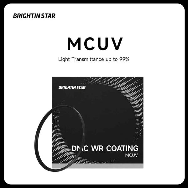 Brightin Star MCUV Lens Multi-Layer Coating for Canon/Nikon/Sony/Fuji Lenses UV Filter