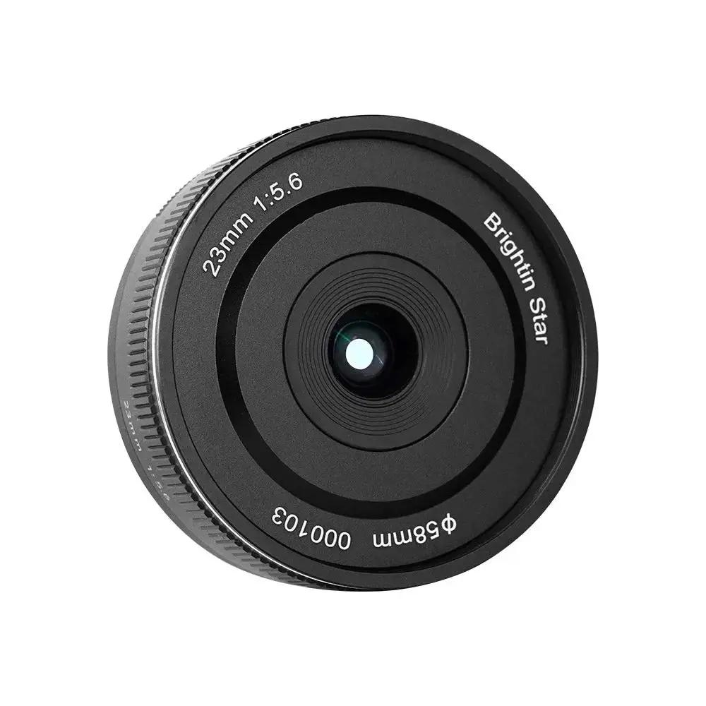 Brightin Star 23mm F5.6 Full Frame Manual Focus Prime Lens Fit for