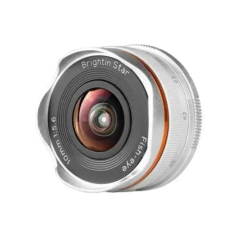 Brightin Star 10mm F5.6 APS-C Fisheye Lens Wide-Angle Lens For M43