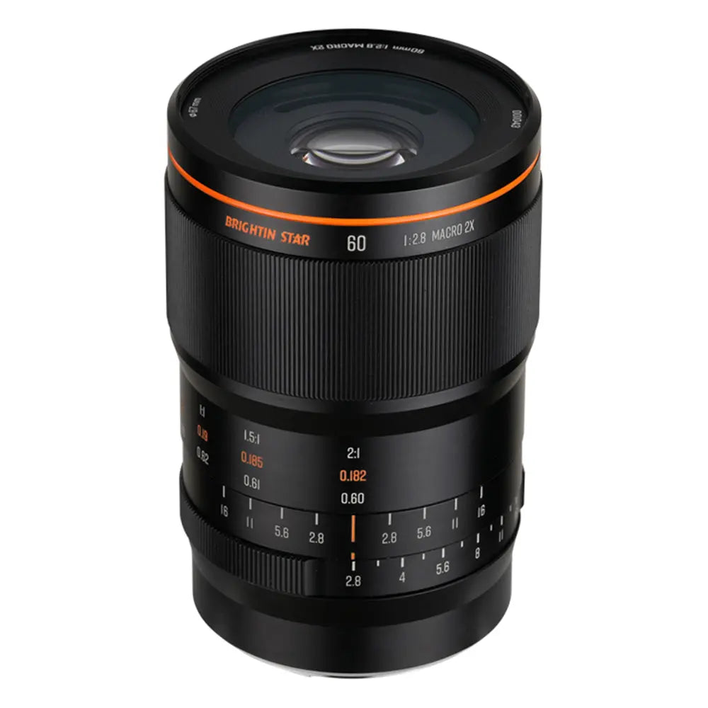 Brightin Star 60mm F2.8 2X Macro APS-C Manual Focus Prime Lens for Canon RF Mount