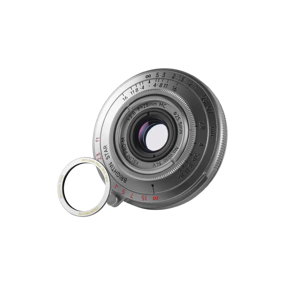 BRIGHTIN STAR MF 28mm F2.8 Full-Frame Pancake Lens for Leica M Main