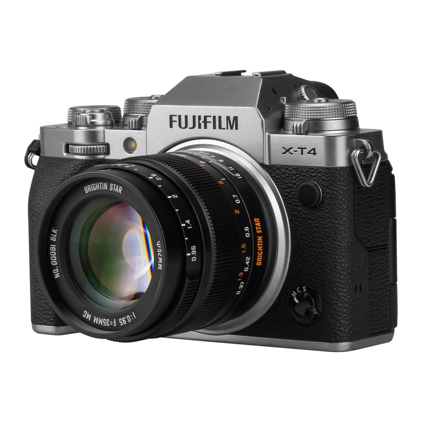 Brightin Star 35mm F0.95 Night God Portrait Star APS-C Manual Fixed Focus Lens Suitable For Fuji X/Canon M/RF/M43/Sony E/Nikon Z Mount