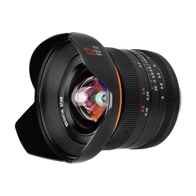 Brightin Star 12mm F2.0 III APS-C  Ultra Wide-Angle Big Aperture Cameras Lens ADS