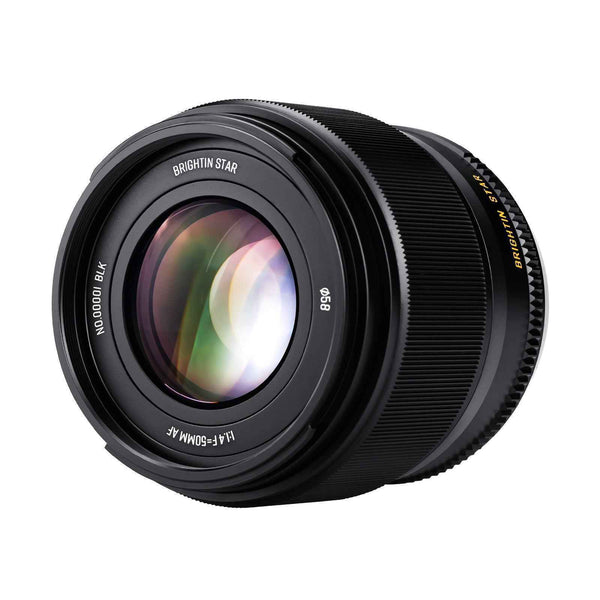 AF50mm F1.4 APS-C Autofocus Lens Large Aperture Portrait Fixed Focus Lens Suitable Fit for Sony E Mount