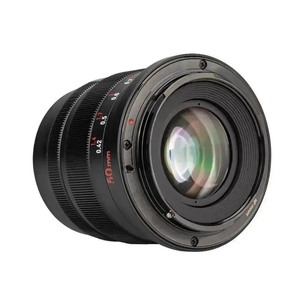 Brightin Star 50mm F1.4 APS-C Lens Side View