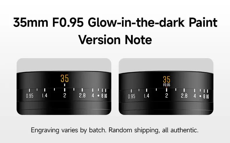 35mm F0.95 APS-C Luminous Version Lens for Canon RF-Mount - BrightinStar.US