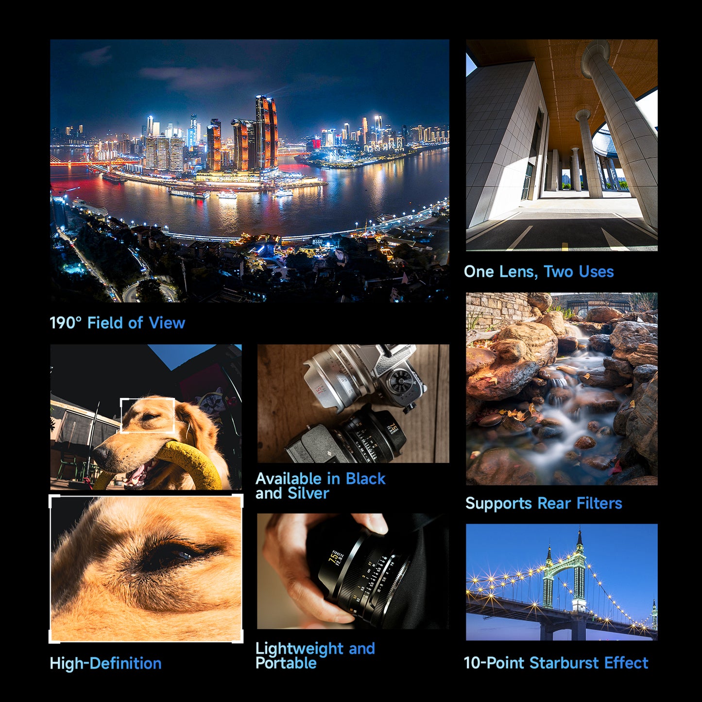 Brightin Star 7.5mm F2.8 IV Fisheye Lens for Sony E Mount