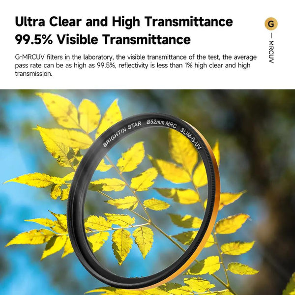 Brightin Star G-MRCUV Professional high-end multi-layer coated UV filter BrightinStar.US