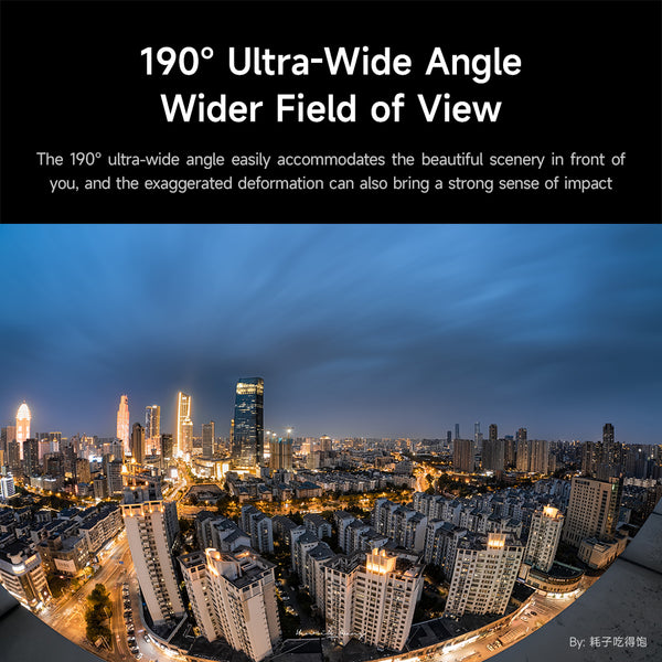 Brightin Star 7.5mm F2.8 APS-C Fisheye Manual Focus Lens With ND Filter for Sony E/Canon M/Canon RF/Fuji X/Nikon Z/M43 Mount