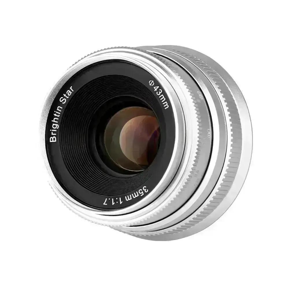 Brightin Star 35mm F1.7 APS-C  Wide-Angle Manual Focus Prime Lens for M43/Canon M/Canon RF/Fuji X/Nikon Z/Sony E Mount BRIGHTIN STAR