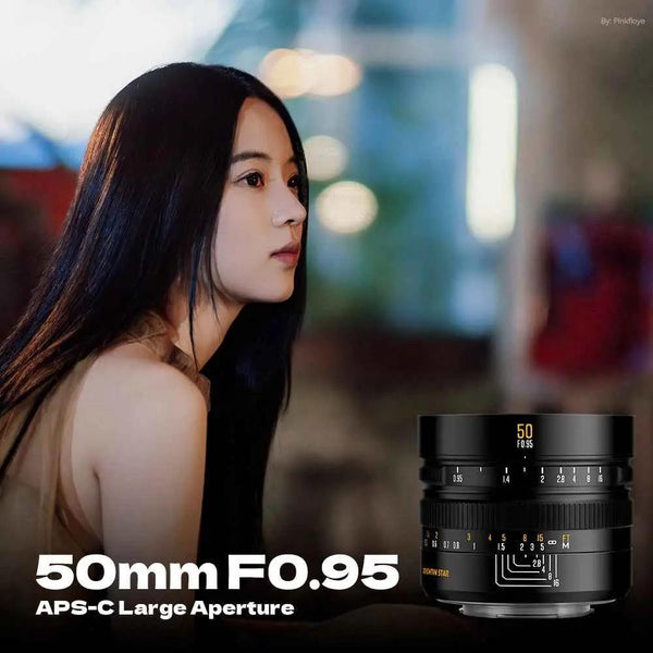 50mm F0.95 APS-C Night God Portrait Star Manual Fixed Focus Lens Suitable For Panasonic/Olympus Micro 4/3 Mount