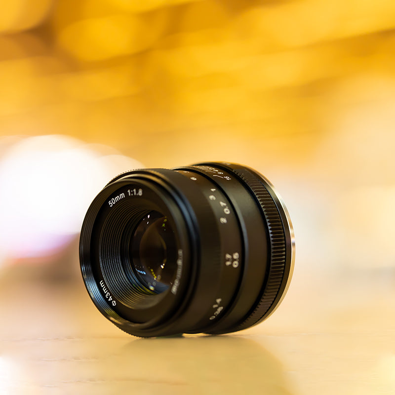 50mm F1.8 Manual Focus Lens M43 Black