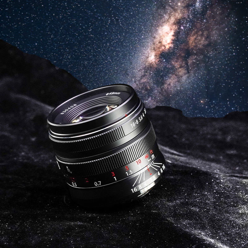 55mm F1.8 Full Frame Large Aperture Manual Focus Mirrorless Camera Lens, Fit for Sony E-Mount