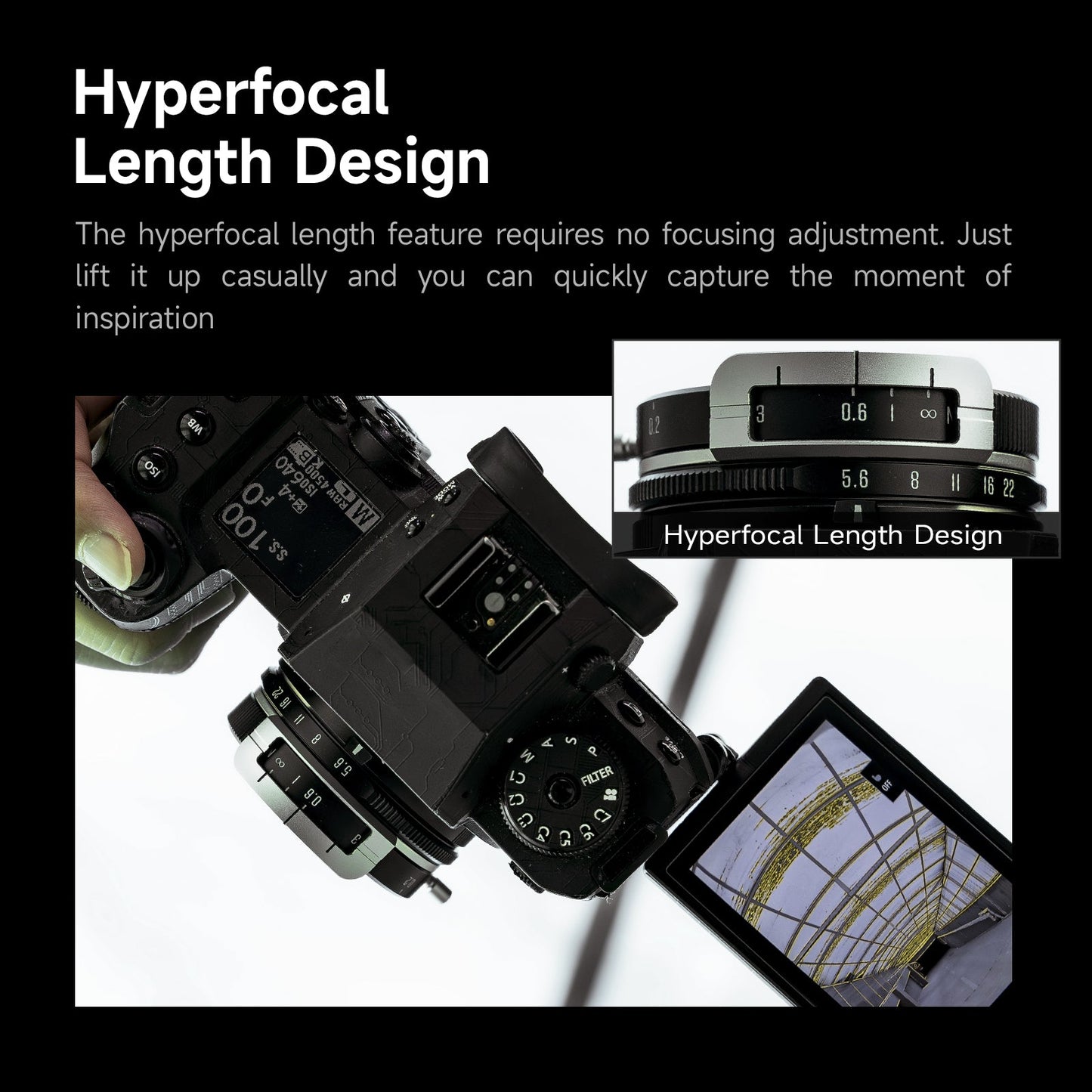 10mm F5.6 Pro APS-C Fisheye Lens Wide-Angle Lens For Sony E Mount