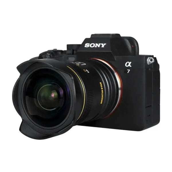 12mm F2.8 Full Frame 122.5° Ultra Wide Angle Manual Focus Prime Mirrorless Camera Lens Fit for L Mount BrightinStar.US