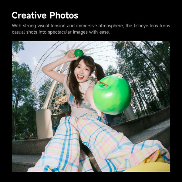 Brightin Star 7.5mm F2.8 IV Fisheye Lens for Canon EOS-M Mount
