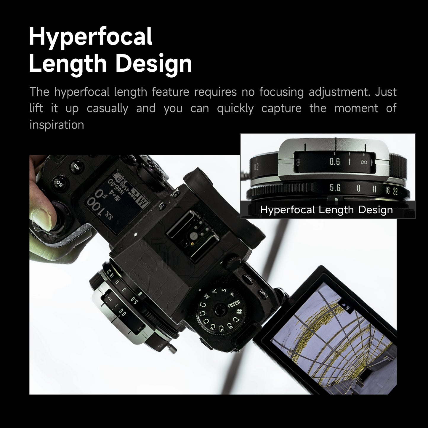 Brightin Star 10mm F5.6 Pro APS-C Fisheye Lens Wide-Angle Lens For M43/Sony E/ Nikon Z/Fuji XF/Canon RF-S Mount