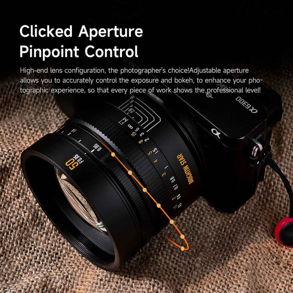 50mm F0.95 APS-C  Night God Portrait Star  Manual Fixed Focus Lens Suitable For Canon RF Mount