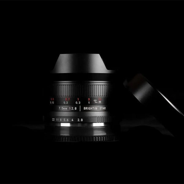 7.5mm F2.8 APS-C Fisheye Manual Focus Lens With ND Filter for Canon RF Mount BrightinStar.US