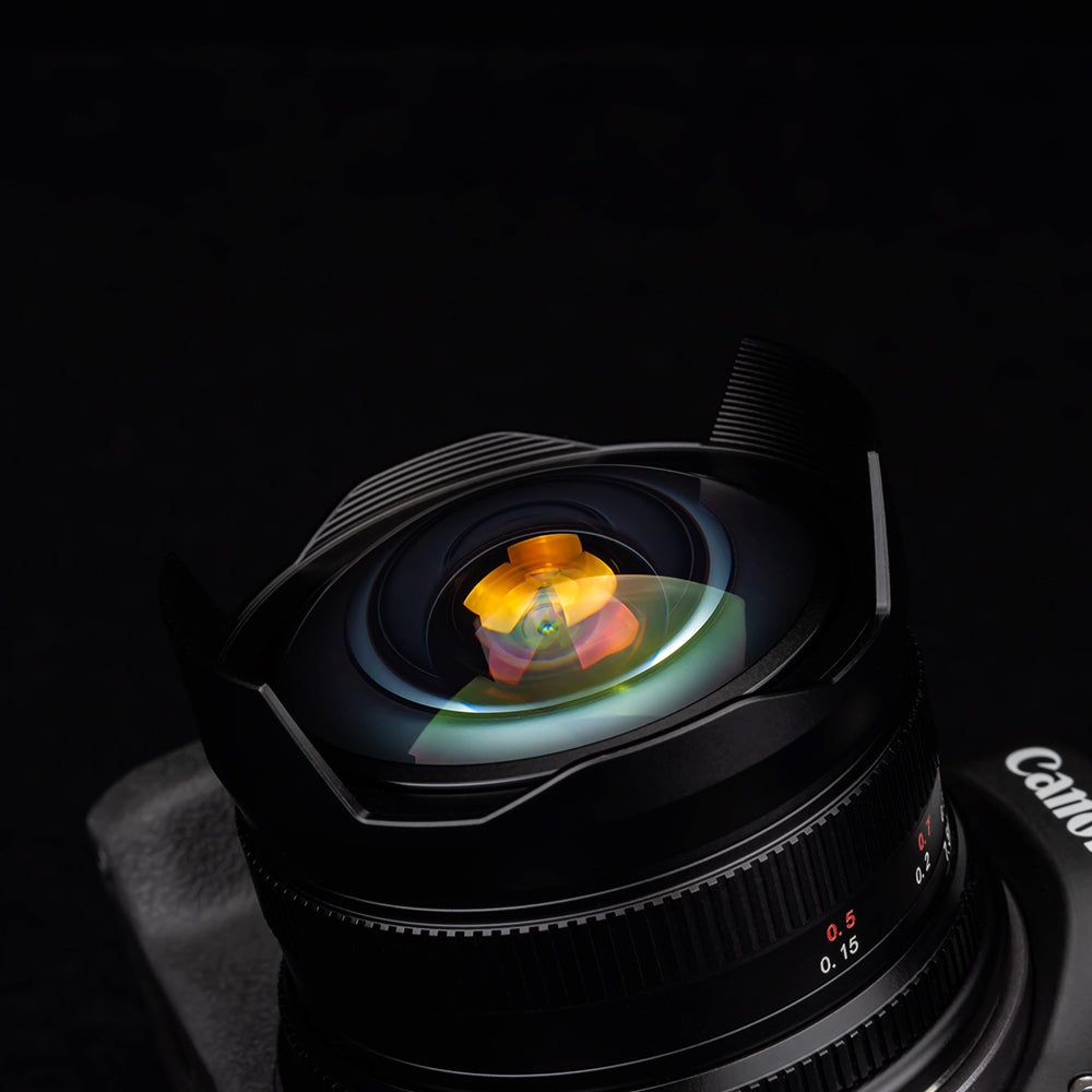 Brightin Star 7.5mm F2.8 Fisheye Manual Focus Prime Lens for Sony E, Canon M, Fuji FX, Nikon Z, M4/3 Mount