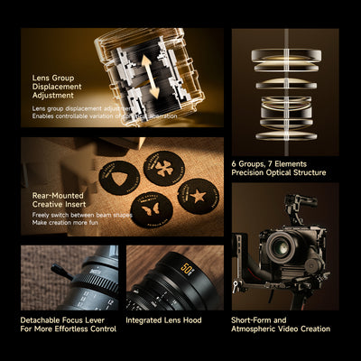 BRIGHTIN STAR MF 50mm F2.0 TRI-SIGHT Full-Frame Art Lens