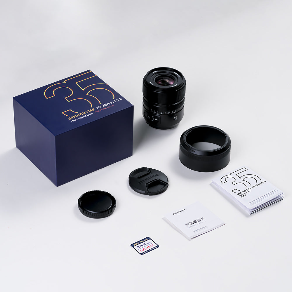 Brightin Star AF35mm F1.8 Full-frame STM Auto Focus Large Aperture Prime Lens Fit for Nikon Z