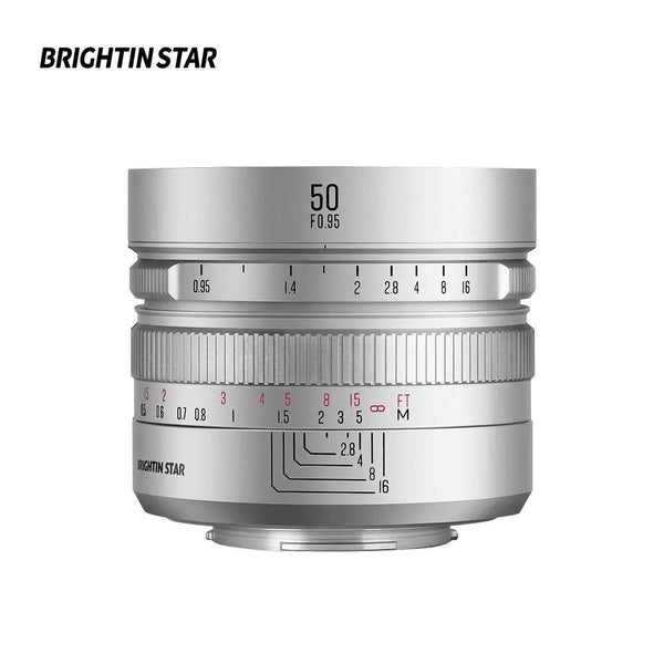 50mm F0.95 APS-C Night God Portrait Star Manual Fixed Focus Lens -Brightin Star BRIGHTIN STAR