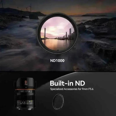 ND Filter for 9MM F5.6 Full Frame Ultra Wide Angle Lens