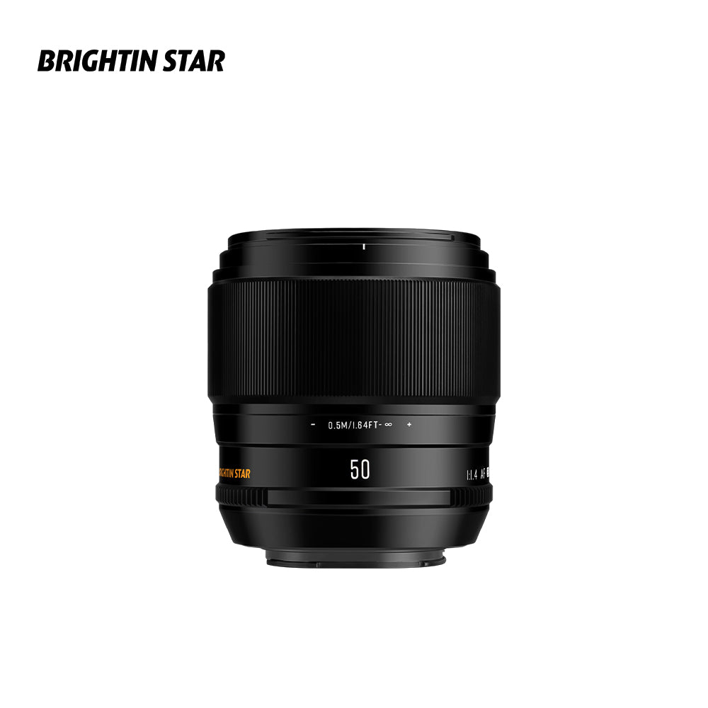 AF50mm F1.4 Autofocus Lens, Large Aperture Portrait Fixed Focus Lens - Brightin Star