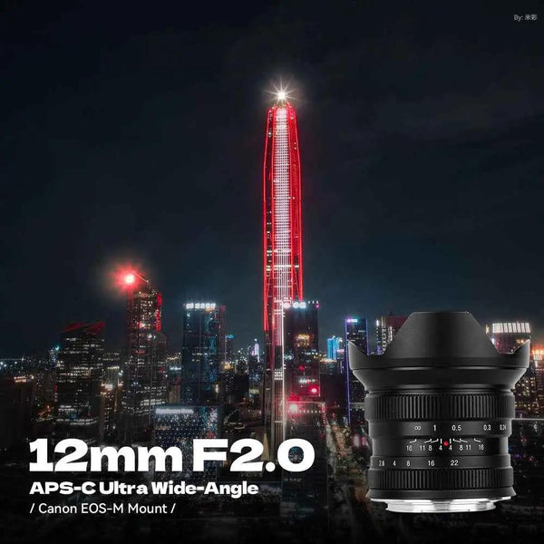 The Best Gift for Dad Brightin Star 12mm F2.0 Ultra Wide-Angle Big Aperture APS-C Manual Focus Mirrorless Cameras Lens