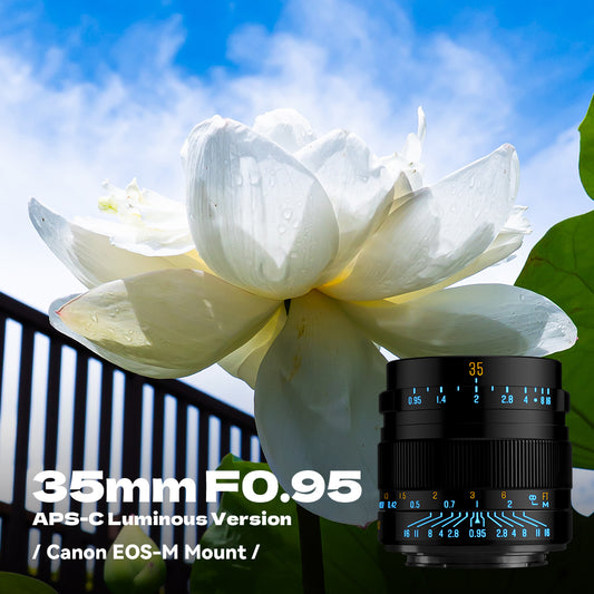 35mm F0.95 APS-C Luminous Version Lens for Canon RF-Mount