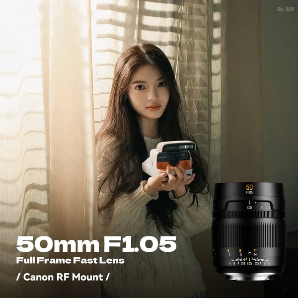 Brightin Star MF 50mm F1.05 Full-Frame Manual Focus Prime Lens for Canon RF Mount BRIGHTIN STAR