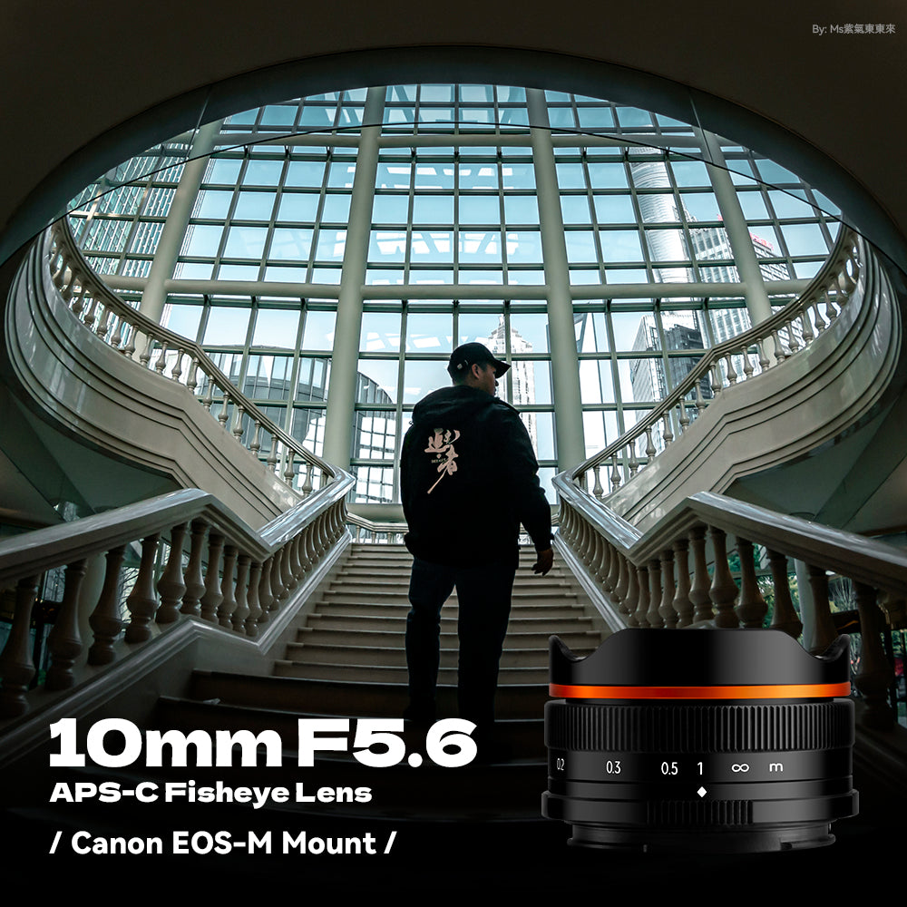 Brightin Star 10mm F5.6 APS-C Fisheye Lens Wide-Angle Lens For M43/Canon M/Canon RF/Sony E/ Nikon Z/Fuji X Mount