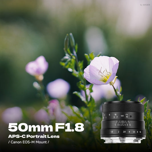 50mm F1.8 Manual Focus Lens Fit for Fuji X Mount