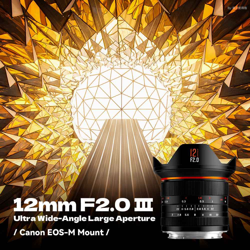 12mm F2.0 III APS-C Ultra Wide-Angle Big Aperture Cameras Lens For Panasonic/Olympus Micro 4/3 Mount
