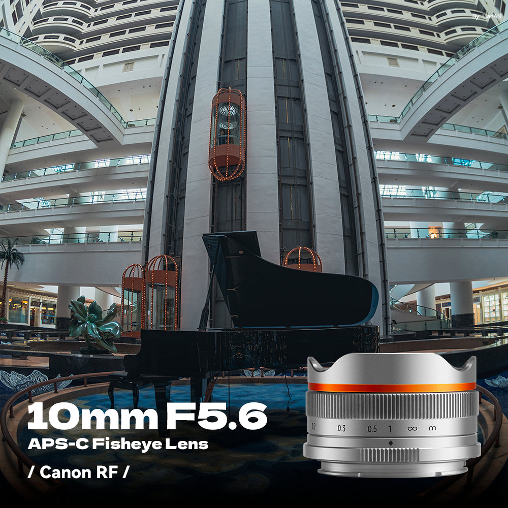 Brightin Star 10mm F5.6 APS-C Fisheye Lens Wide-Angle Lens For M43/Canon M/Canon RF/Sony E/ Nikon Z/Fuji X Mount