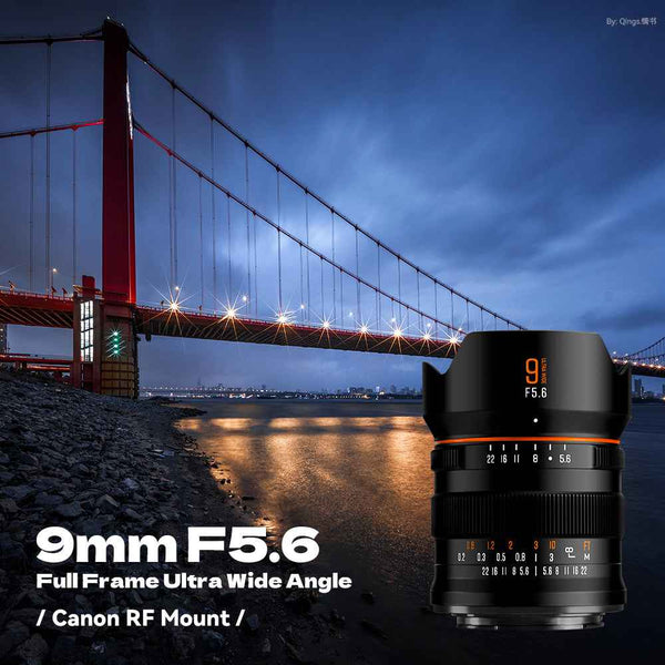 9mm F5.6 Full Frame Camera Lens with ND Filter For Canon-RF Mount