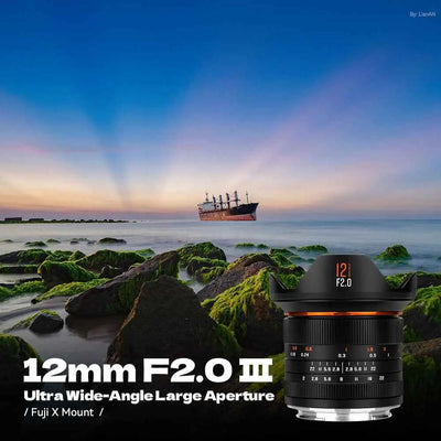 12mm F2.0 III Ultra Wide-Angle Big Aperture APS-C Cameras Lens - Brightin Star