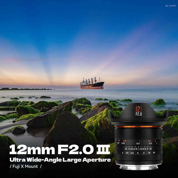 12mm F2.0 III Ultra Wide-Angle Big Aperture APS-C Cameras Lens - Brightin Star