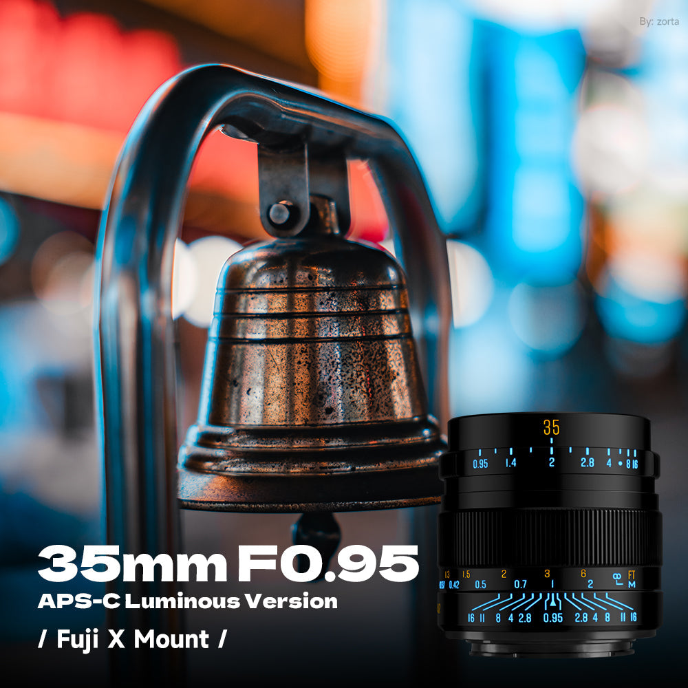 35mm F0.95 APS-C Luminous Version Portrait Star Manual Fixed Focus Lens Suitable for Nikon Z Mount