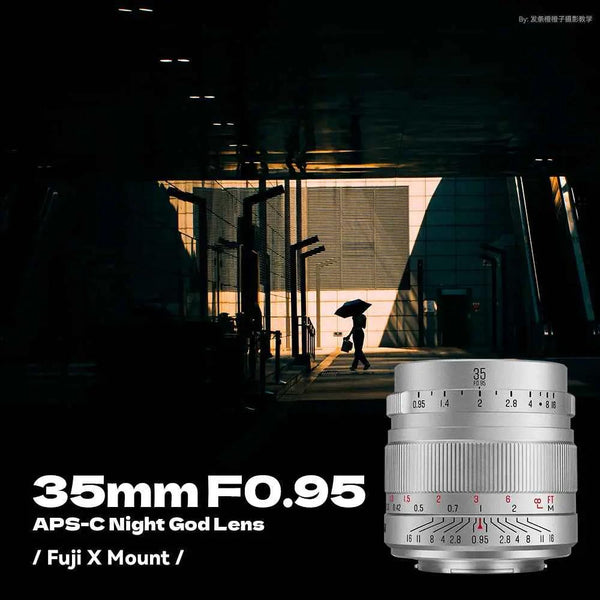 35mm F0.95 APS-C Night God Portrait Star Manual Fixed Focus Lens Suitable For Panasonic/Olympus Micro 4/3 Mount