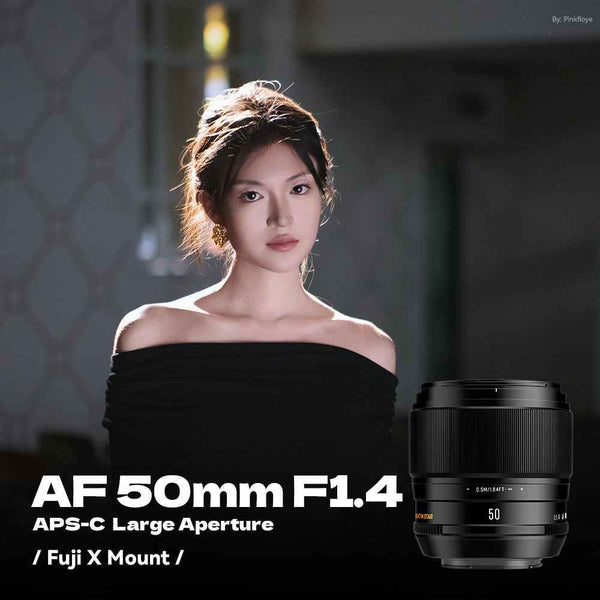 AF50mm F1.4 APS-C Autofocus Lens Large Aperture Portrait Fixed Focus Lens Suitable Fit for Sony E Mount