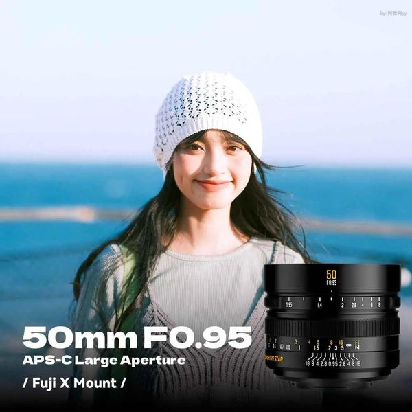 50mm F0.95 APS-C  Night God Portrait Star  Manual Fixed Focus Lens Suitable For Canon EOS-M Mount