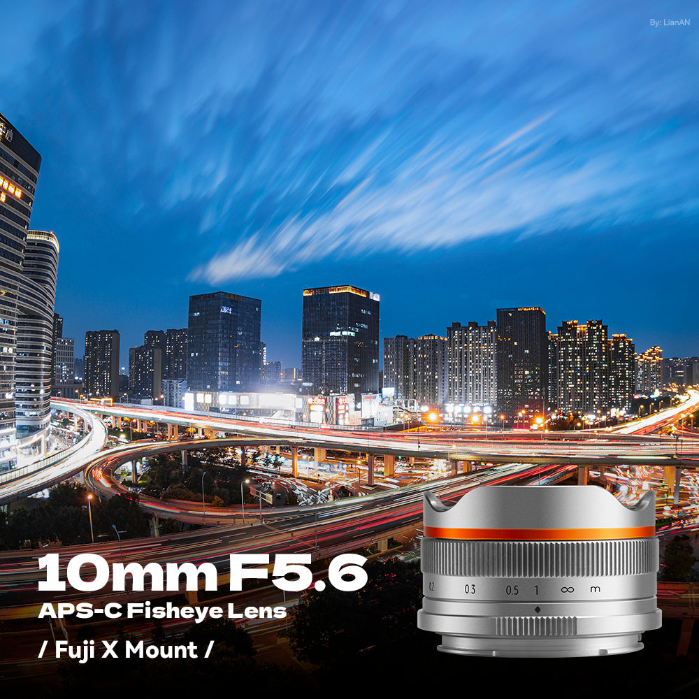 Brightin Star 10mm F5.6 APS-C Fisheye Lens Wide-Angle Lens For M43/Canon M/Canon RF/Sony E/ Nikon Z/Fuji X Mount