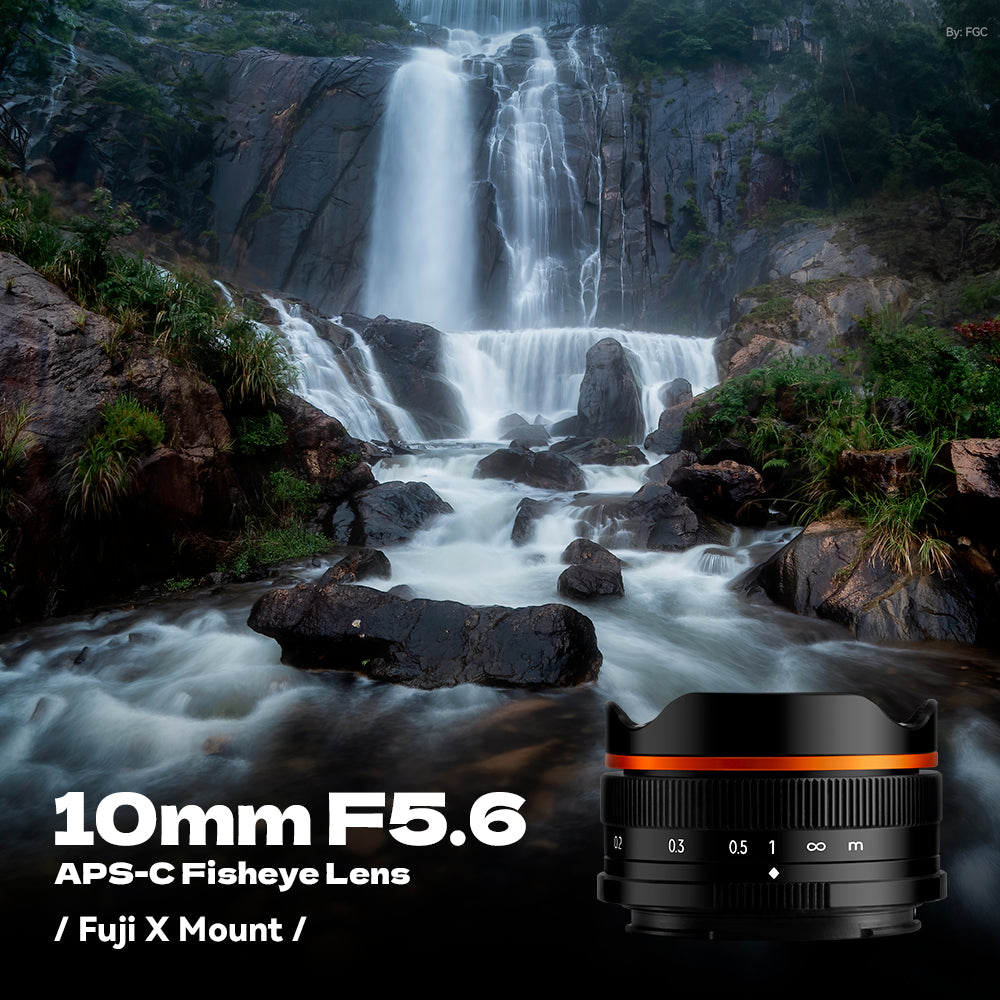 Brightin Star 10mm F5.6 APS-C Fisheye Lens Wide-Angle Lens For M43/Canon M/Canon RF/Sony E/ Nikon Z/Fuji X Mount