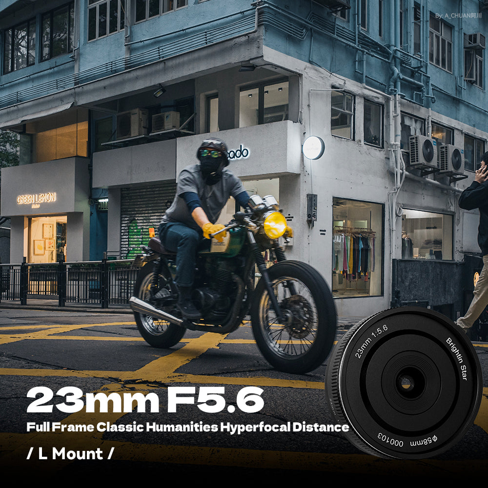 23mm F5.6 Full Frame Manual Focus Prime Lens Fit for Sony E Mount