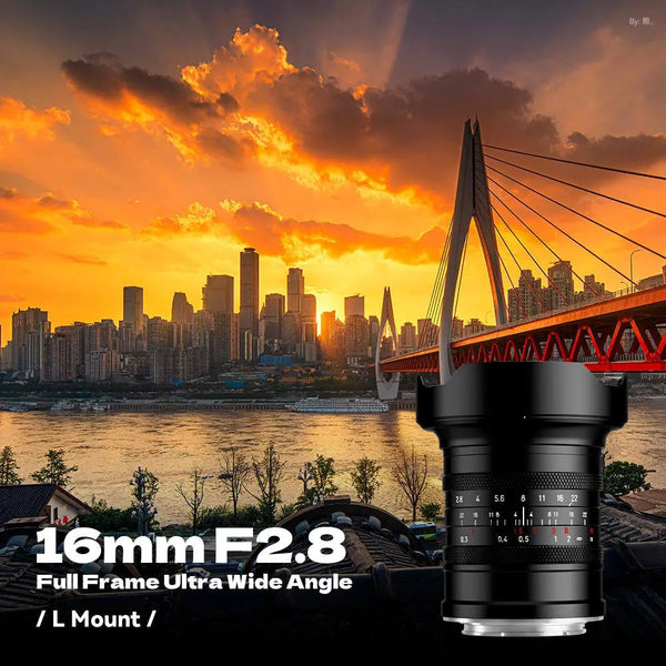 16mm F2.8 Full Frame Ultral Wide Angle Manual Focus Mirrorless Camera Lens, Fit for Canon RF Mount BRIGHTIN STAR