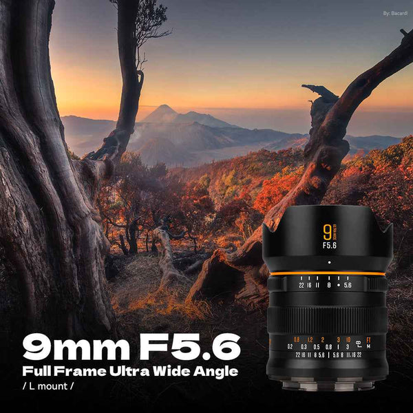 The Best Gift for Dad Brightin Star 9mm F5.6 Full Frame Manual Focus Camera Lens Ultra Wide Angle 0 Distortion Lens with ND Filter For Sony E/Nikon Z/Canon RF/L Mount