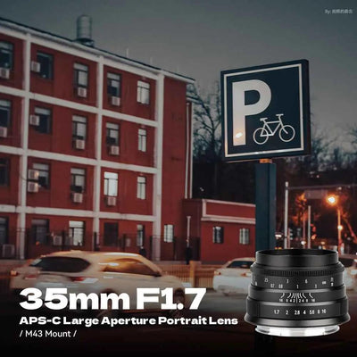 35mm F1.7 Wide-Angle Manual Focus Prime Lens - Brightin Star